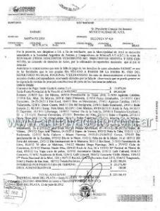 SADAIC le reclama 230 mil pesos a la Municipalidad de Azul